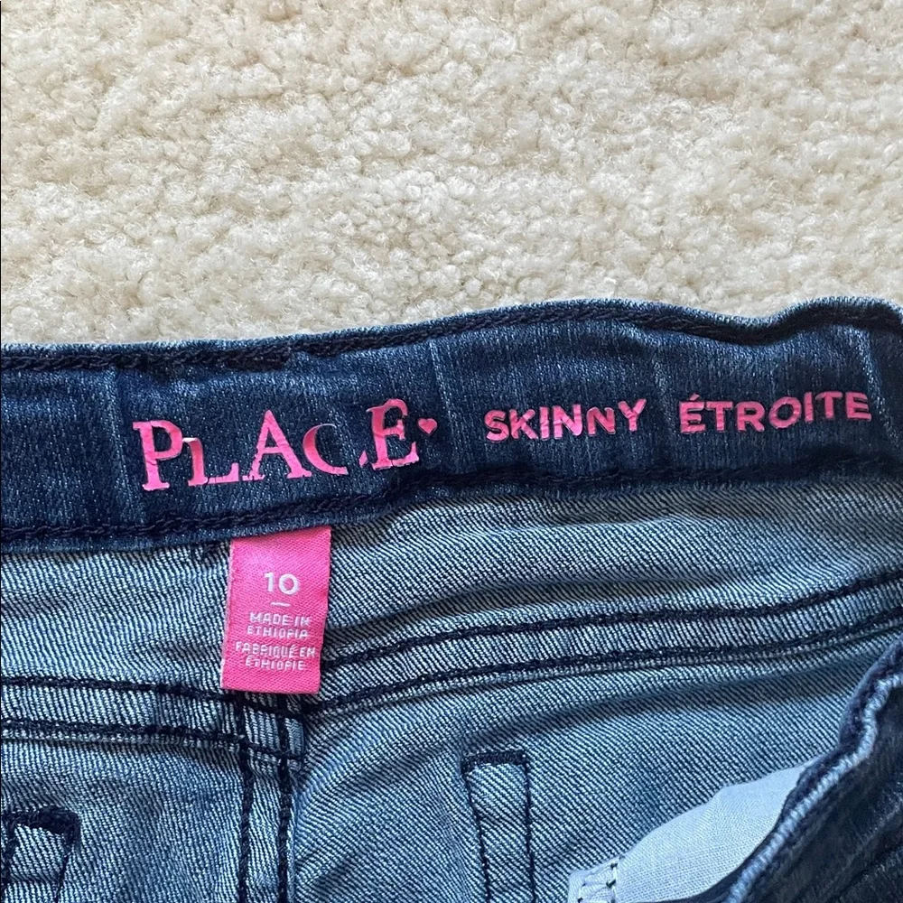 THE CHILDREN’S PLACE UGC Girls Size 10 Classic Blue Skinny Jeans 👖